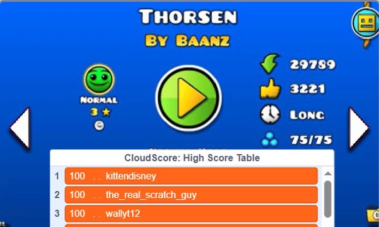 Geometry Dash Thorsen Geometry Dash Thorsen img