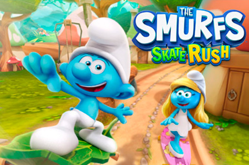 The Smurfs Skate Rush - Portada oficial