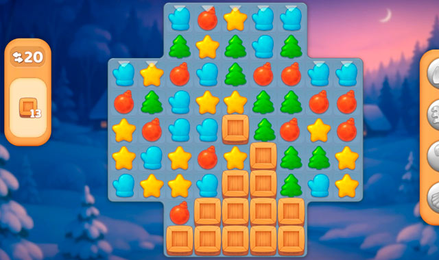 Captura de pantalla de Magic Christmas Tree Match-3